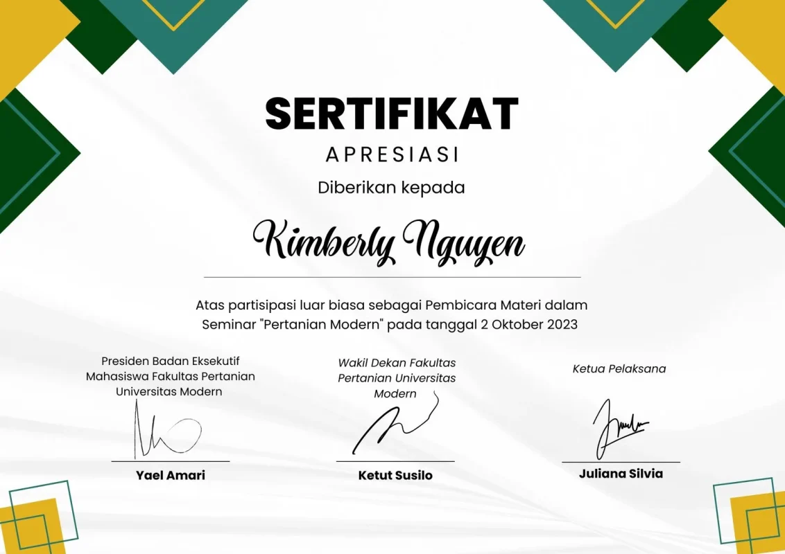 Cetak Sertifikat dan Piagam Surabaya