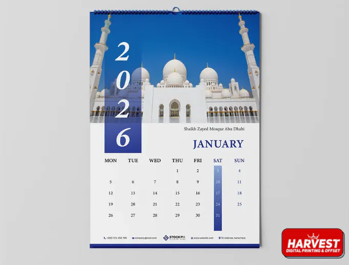 Desain dan Layout Kalender