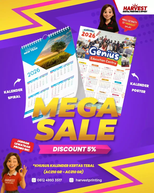 cetak kalender promo