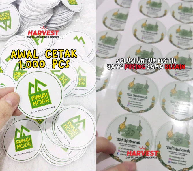 Cetak Stiker Ramadan dan Idul Fitri